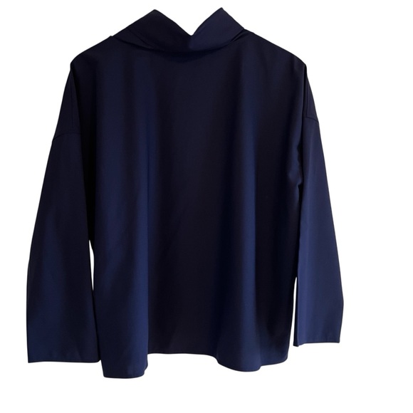 Club Monaco wool blend cowl neck boxy fit long sleeve top M like new condition - Picture 7 of 11